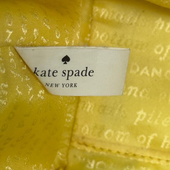 Kate Spade New York Cedar Street Pineapples Hayden Handbag Tote Black White - Picture 9 of 16